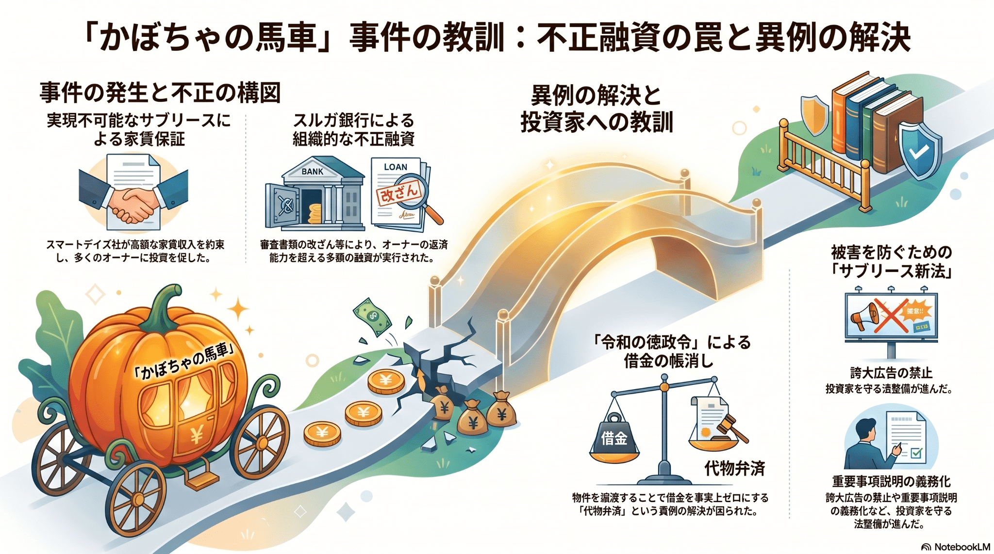かぼちゃの馬車事件とは？スルガ銀行不正融資の全貌と救済