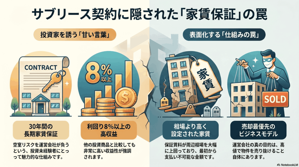 サブリース契約に隠された家賃保証の罠