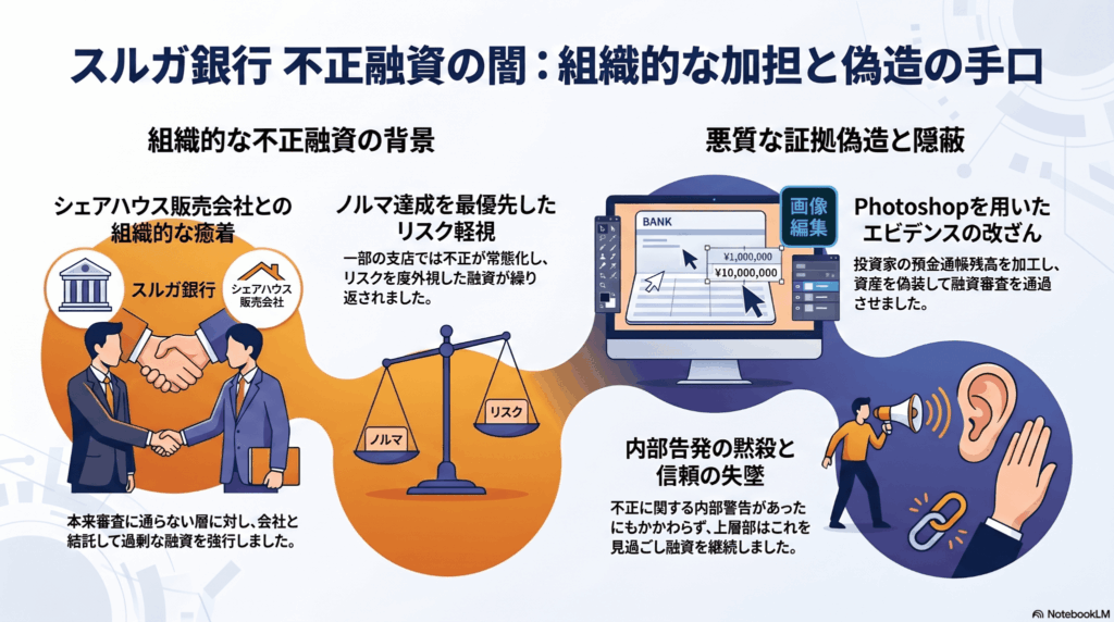 スルガ銀行による組織的な不正融資の実態